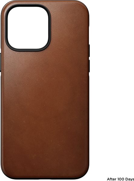 Handyhülle Nomad Modern Leather MagSafe Case English Tan für iPhone 14 Pro Max ...