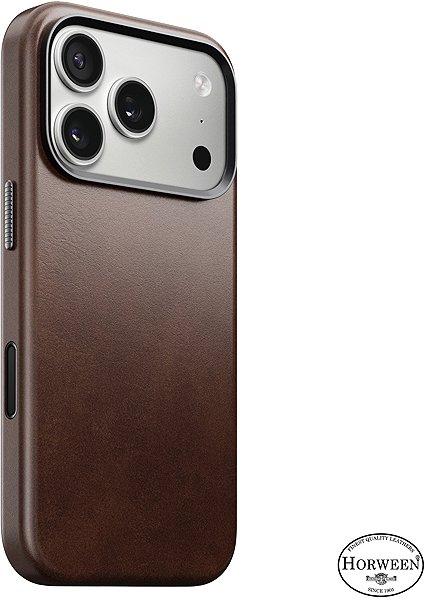 Softcase-Handyhülle Nomad Traditional Leather Case Rustic Brown (Horween) iPhone 17 Pro ...