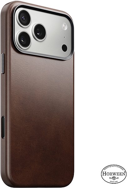 Softcase-Handyhülle Nomad Traditional Leather Case Rustic Brown (Horween) iPhone 17 Pro Max ...