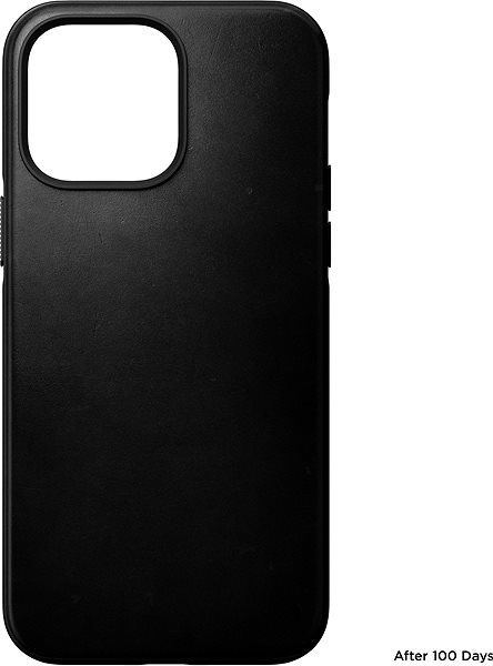 Handyhülle Nomad Modern Leather MagSafe Case Black für iPhone 14 Pro Max ...
