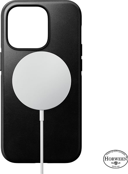 Handyhülle Nomad Modern Leather MagSafe Case Black iPhone 14 Pro ...