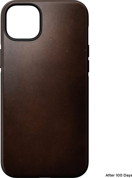 Handyhülle Nomad Modern Leather MagSafe Case Brown für iPhone 14 Max ...
