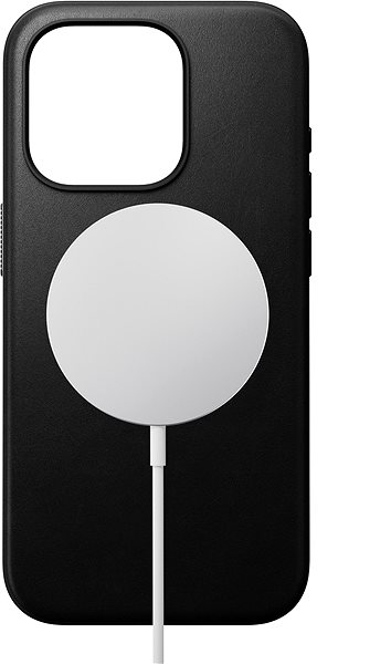 Handyhülle Nomad Modern Leather Case Black iPhone 15 Pro ...