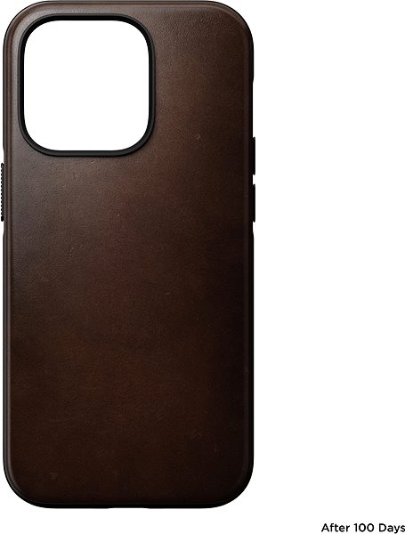 Handyhülle Nomad Modern Leather MagSafe Case Brown für iPhone 14 Pro ...