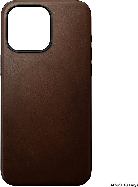 Handyhülle Nomad Modern Leather Case Brown iPhone 15 Pro Max ...