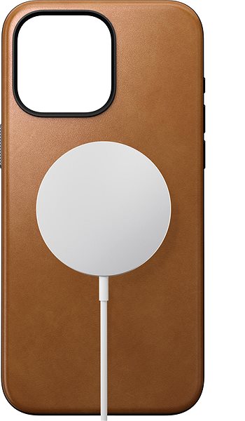 Handyhülle Nomad Modern Leather Case English Tan iPhone 15 Pro Max ...