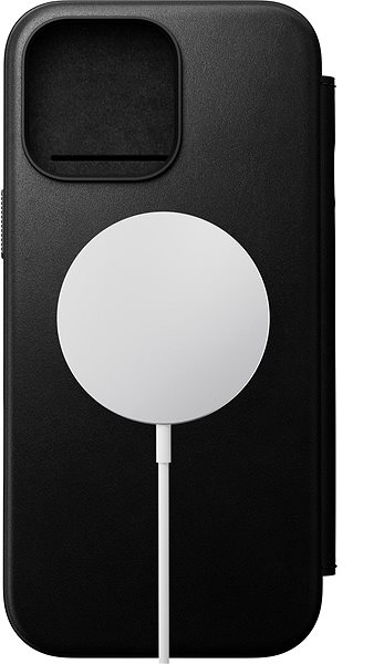Pouzdro na mobil Nomad Leather Folio Black iPhone 16 Pro Max ...