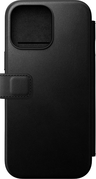 Pouzdro na mobil Nomad Leather Folio Black iPhone 16 Pro Max ...