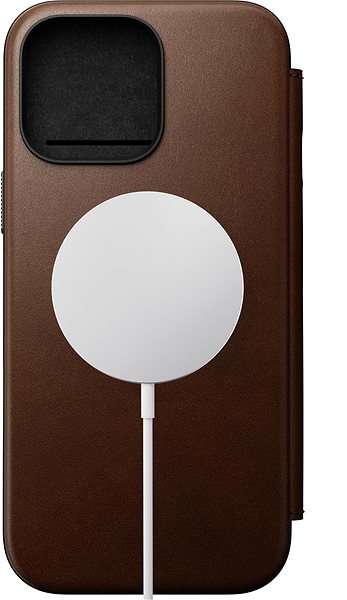 Puzdro na mobil Nomad Leather Folio Brown iPhone 16 Pro Max ...