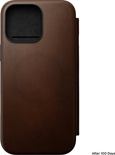 Puzdro na mobil Nomad Leather Folio Brown iPhone 16 Pro Max ...