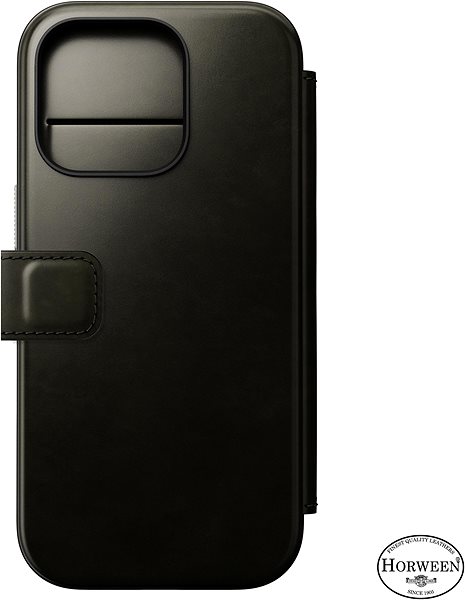 Handyhülle Nomad Leather Folio Green Chrome iPhone 16 Pro ...