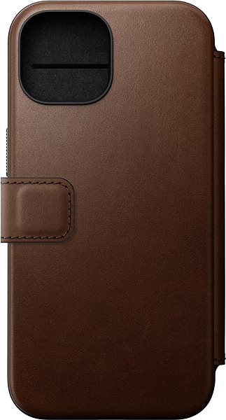 Handyhülle Nomad Modern Leather Folio Brown iPhone 15 ...
