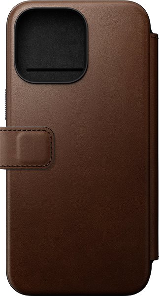 Puzdro na mobil Nomad Modern Leather Folio Brown iPhone 15 Pro Max ...