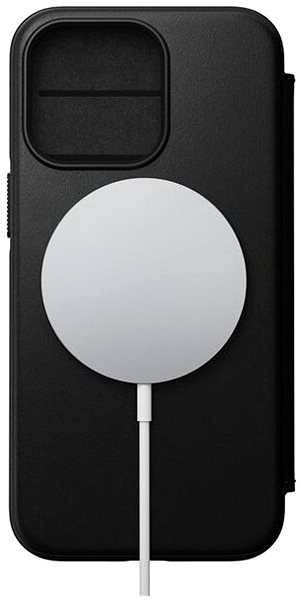 Handyhülle Nomad Leather MagSafe Folio Black für iPhone 14 Max ...