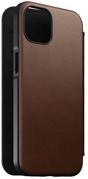 Puzdro na mobil Nomad Leather MagSafe Folio Brown iPhone 14 Plus ...