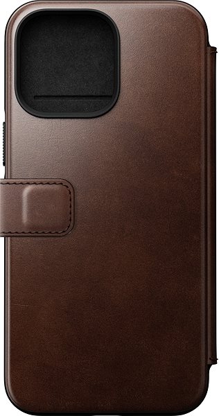 Mobiltelefon tok Nomad Leather MagSafe Folio Brown iPhone 14 Pro Max tok ...