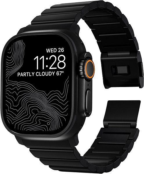 Szíj Nomad Titanium Band Hardware V2 - AW 46 mm / 49 mm Black ...