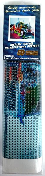 Diamantové malování Norimpex Barevný kamion 30 × 40 cm ...