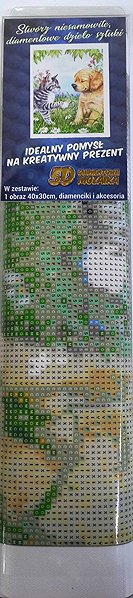 Diamantové malování Norimpex Štěně a kotě 30 × 40 cm ...