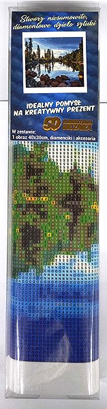 Diamantové malování Norimpex Klidné jezero 30 × 40 cm ...