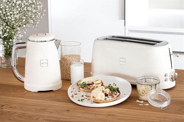 Kenyérpirító Novis Toaster T4, krémszín Lifestyle