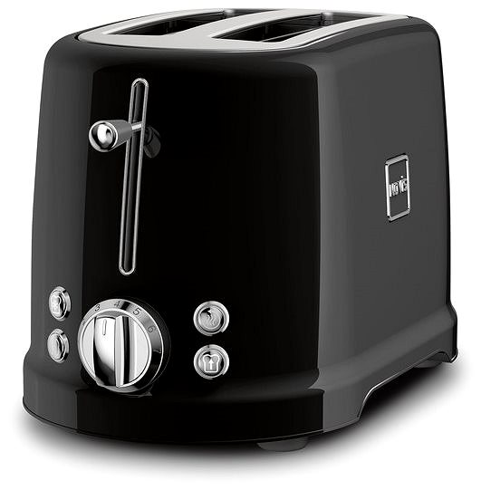 Kenyérpirító Novis Toaster T2, fekete Oldalnézet