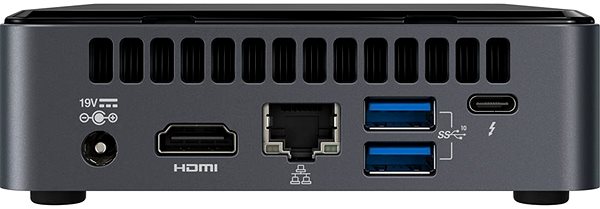 Mini PC Intel NUC Kit 10i5FNKPA Csatlakozási lehetőségek (portok)