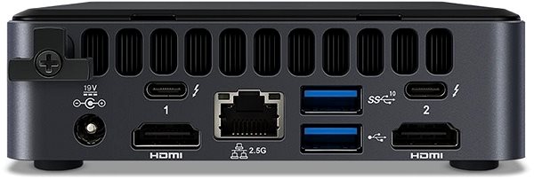 Mini-PC Intel NUC 11 Pro Kit Slim (NUC11TNKi5) Anschlussmöglichkeiten (Ports)