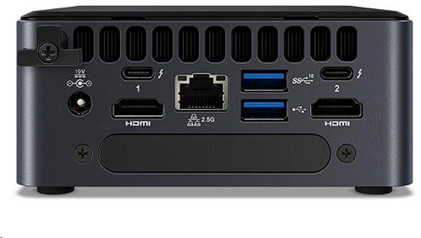 Mini PC Intel NUC 11 Pro Kit Tall (NUC11TNHI70000) Connectivity (ports)