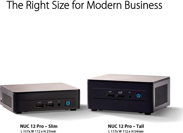 Mini PC ASUS NUC 12 Pro NUC12WSHI7 Tall (EU tápkábel) ...