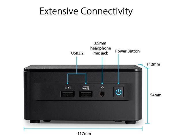 Mini PC ASUS NUC 13 Pro NUC13ANHI5 Tall ...