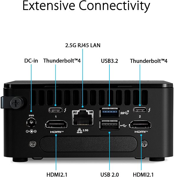 Mini PC ASUS NUC 13 Pro NUC13ANHI5 Tall ...