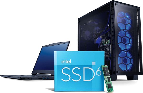 SSD meghajtó Intel SSD 670p NVMe 512 GB Lifestyle