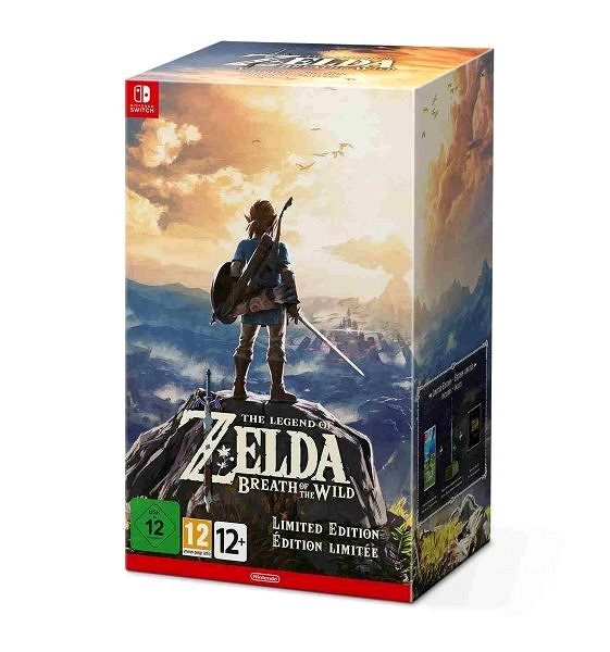 nintendo switch zelda breath of the wild edition console