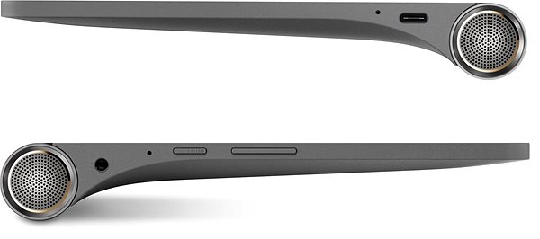 Tablet Lenovo Yoga Smart Tab Iron Grey Bočný pohľad