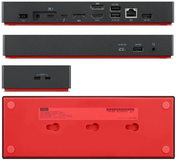 Dokkoló állomás Lenovo ThinkPad Thunderbolt 4 Workstation Dock Jellemzők/technológia