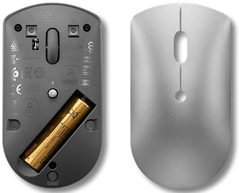 Egér Lenovo Bluetooth Silent Mouse Alulnézet