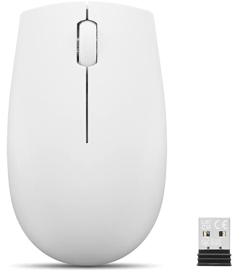 Maus Lenovo 300 Wireless Compact Mouse (Cloud Grey) ...