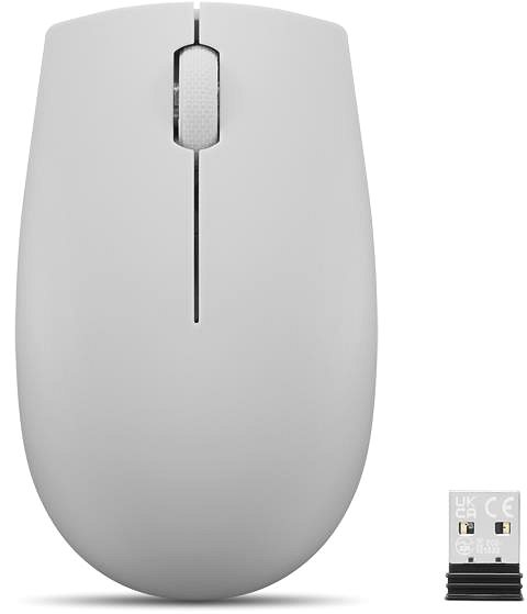 Egér Lenovo 300 Wireless Compact Mouse - Arctic Grey ...