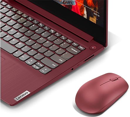 Egér Lenovo 530 Wireless Mouse (Cherry Red) + elem Lifestyle