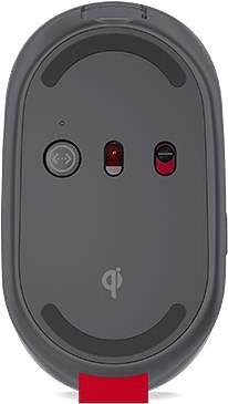 Maus Lenovo Go Wireless Multi-Device Mouse (Storm Grey) Bodenseite