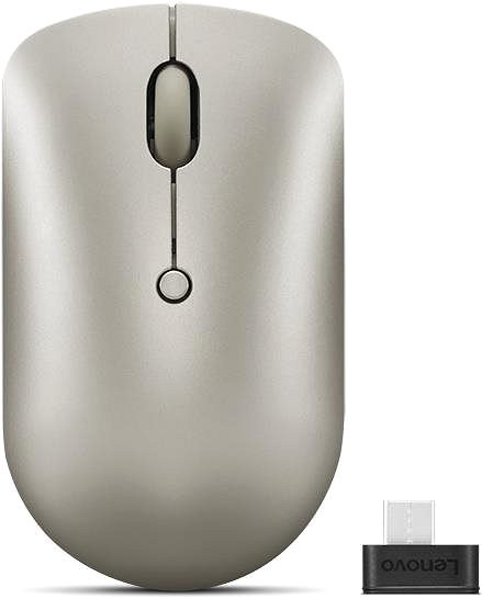 Maus Lenovo 540 USB-C Wireless Compact Mouse (Sand) Screen