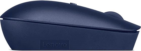 Myš Lenovo 540 USB-C Compact Wireless Mouse (Abyss Blue) Boční pohled