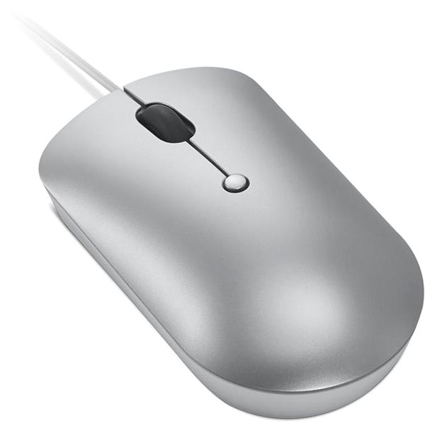 Maus Lenovo 540 USB-C Wired Compact Mouse (Cloud Grey) ...