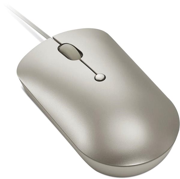 Maus Lenovo 540 USB-C Wired Compact Mouse (Sand) ...