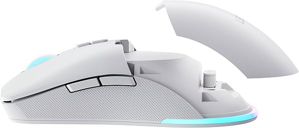 Gaming-Maus Lenovo Legion M220 Wireless RGB Gaming Mouse (Glacier White) ...