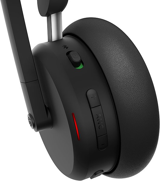 Vezeték nélküli fül-/fejhallgató Lenovo Dual-Mode Wireless ANC Headset 6550 (USB-A, Teams) ...