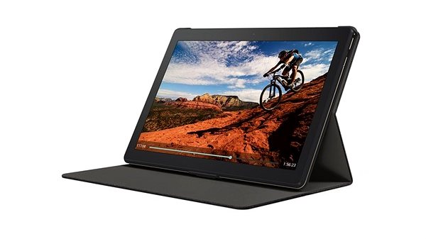 Tablet-Hülle Lenovo Tab M10 HD Folio Case + Folie (schwarz) Lifestyle