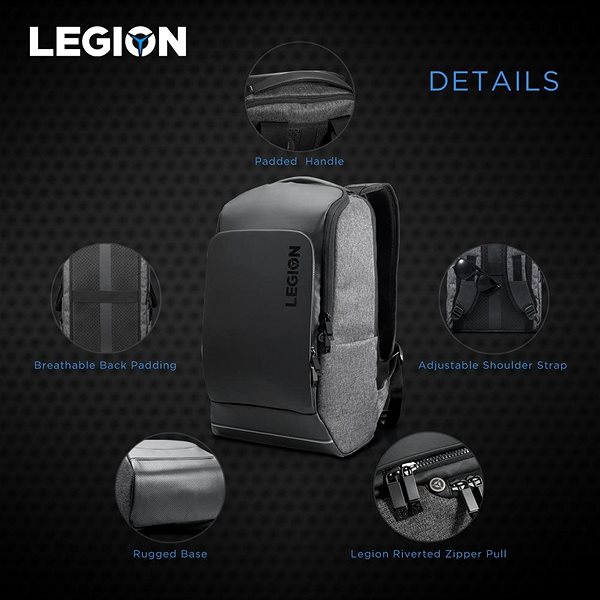 Laptop hátizsák Lenovo Legion Recon Gaming Backpack 15.6