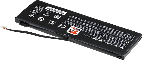 Laptop akkumulátor T6 Power Acer ConceptD 3 CN314-73G kompatibilis, Li-Poly, 3730 mAh (57,4 Wh), 15,4 V ...